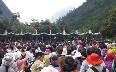 九寨沟导游词讲解1000字（九寨沟导游词讲解一个景点八分钟）