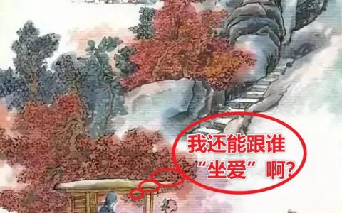 停车坐爱枫林晚,霜叶红于二月花，停车坐爱枫林晚,霜叶红于二月花的意思